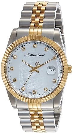Analog Mother of Pearl Dial Mens Watch-H710BI