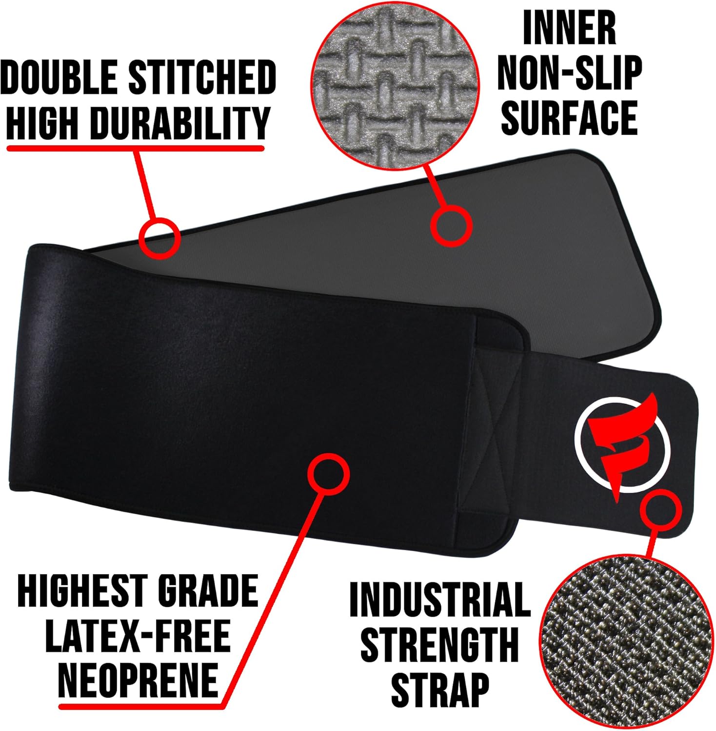 fitru waist trimmer weight loss ab belt for women & men