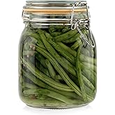 Galashield 32 oz Glass Jars with Lids Food Storage Jars with Airtight Lids Leak Proof Glass Canisters Kitchen Jars