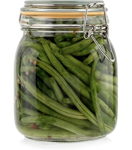 Pack De 3 Tarros De Conserva De Cristal Tescoma - 400 Ml, Tapas Para Envasar Al Vacío - Ideales Para Mermeladas, Encurtidos Y Almacenamiento