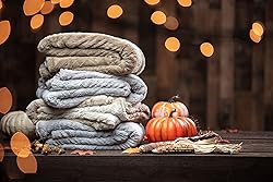 Chanasya Premium Faux Fur Ombre Throw Blanket