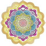 Lotus Mandala Tassel Round Mat