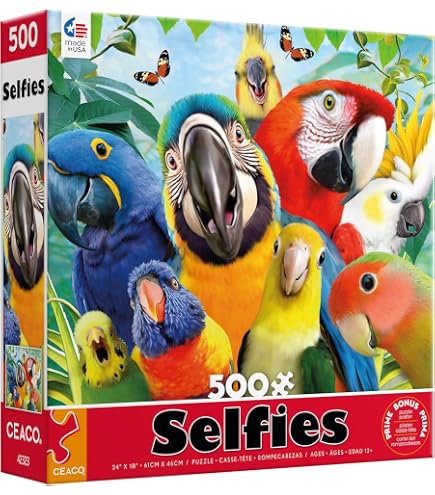 Amazon.com: Ceaco - Selfies Collection - Masked Selfies - 550