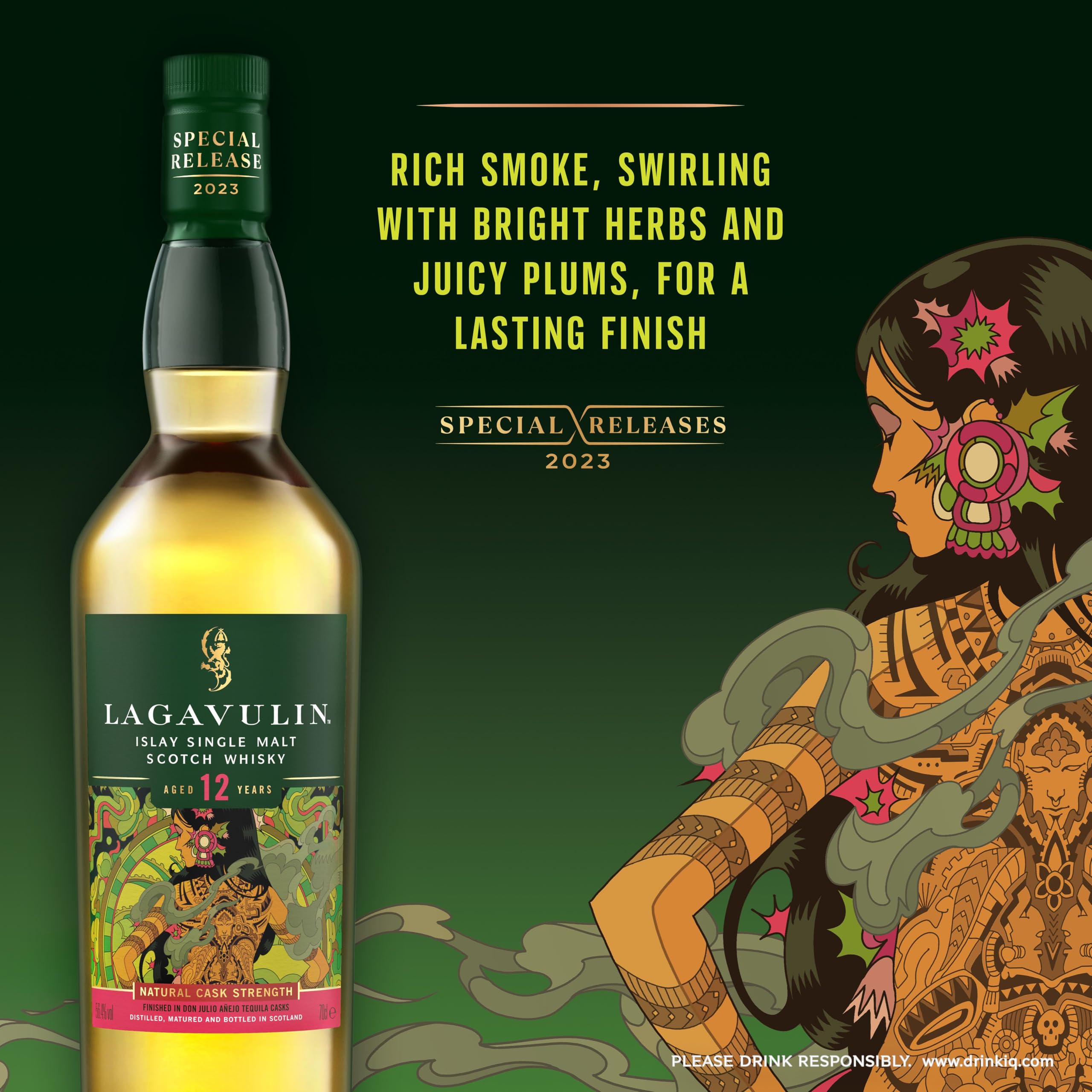 Lagavulin 12 Jahre - Special Releases 2023, Single Malt Scotch Whisky, Geschenkidee, Limitierte Edition, 56.4% vol, 700 ml Einzelflasche 4