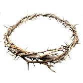ZULUF 7.5" Crown of Thorns from Bethlehem Jerusalem &ndash; Authentic Holy Land Passion of Christ Gift Boxed Ornament HLG027