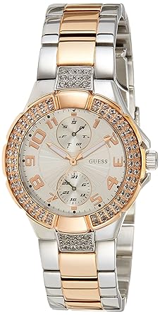 Guess Analog Gold Dial Women's Watch-W1142L2
