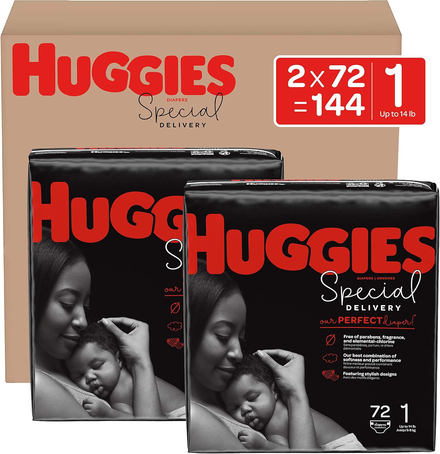 huggies 144 pack