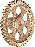 Boston Gear G1044 Worm Gear, Web with Lightning Holes, 14.5 PA Pressure Angle, 0.313" Bore, 40:1 Ratio, 40 TEETH, RH
