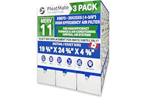 Lennox X6673-20 x 25 x 5 Generic/Aftermarket Replacement MERV 11. Actual Size 19 3/4" x 24 3/4" x 4 3/8." Made in Canada by F