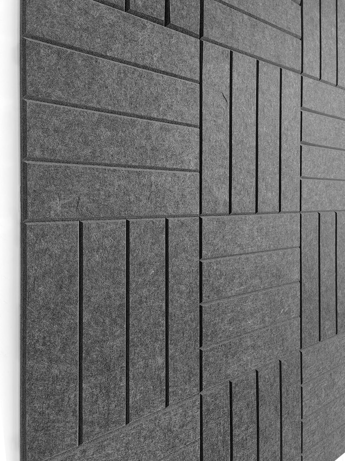 Photo 1 of Large Cork Board Alternative - 12-Pack Felt Wall Tiles with Safe Removable Adhesive Tabs, Cork Wall Tiles Bulletin Board Home Office Essentials -