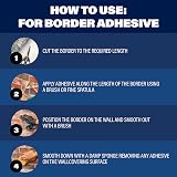 Bartoline Border Wallpaper Adhesive 1kg - Fast Dry Strong Hold for Vinyl view 5