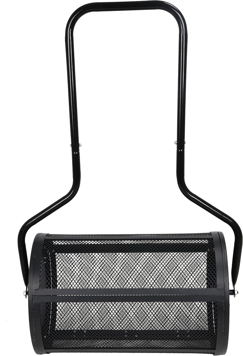FEFE 24 Inch Compost Spreader with U-Shaped Handle for Lawn Care