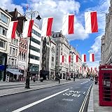 AhfuLife Poland Flag 5ft x 3ft Double Sided Polyester with Brass Eyelets view 4
