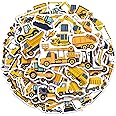 100 Pack Construction Stickers, Construction Party Favors, Birthday Decorations