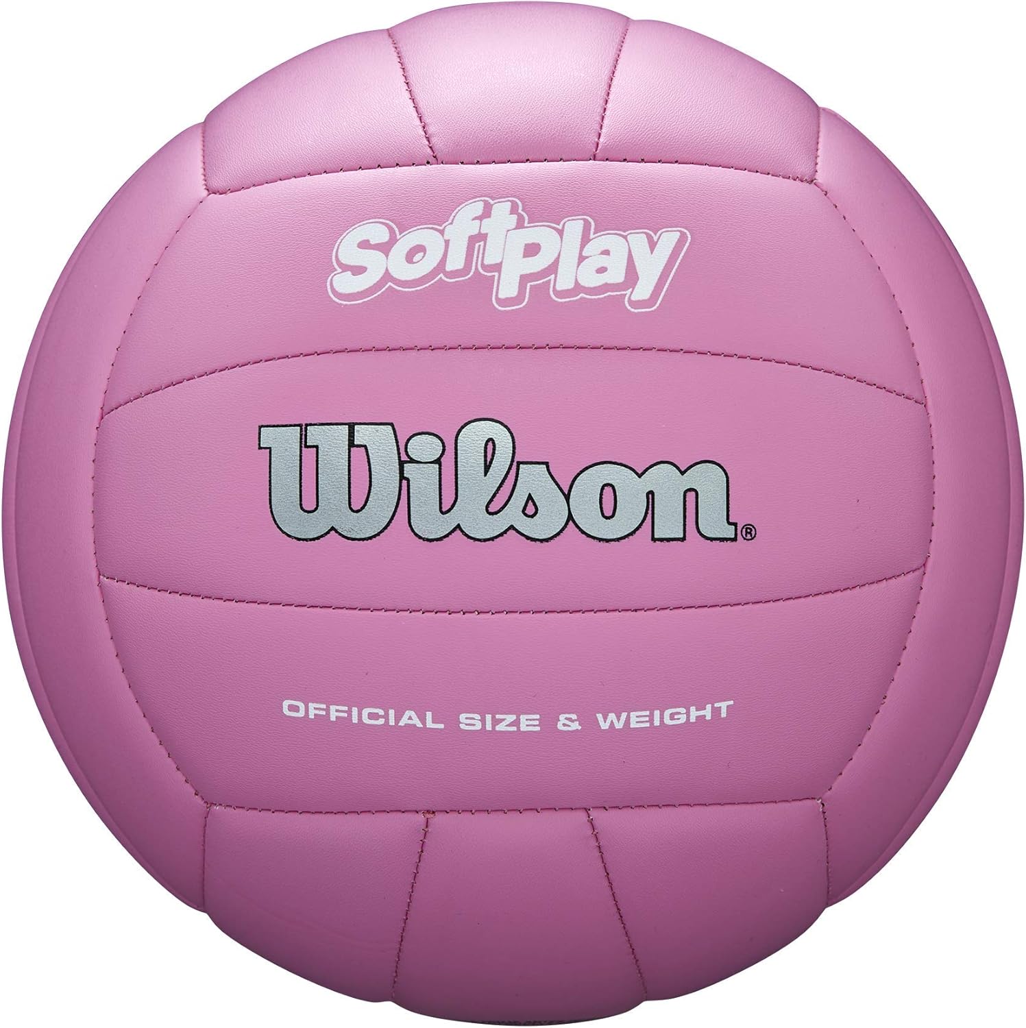 Wilson Outdoor Soft Play Volleyball (Pink) : Sports & Outdoors