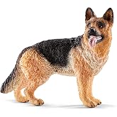 Schleich Farm World - German Shepherd Dog Toy Figurine - Kids 3+ | 16831 | Farm Animal Figurine, Realistic Animal Toys, Barn Toy for Kids 3+, Screen-Free Imaginative Pretend Play, Montessori