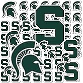 Desert Cactus Michigan State University Sticker Spartans MSU Vinyl Decals Laptop Water Bottle Car Scrapbook Sheet T1 (Type 1-1)