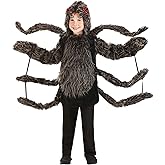 Kid's Hooded Grey Tarantula Costume | Spider Costumes