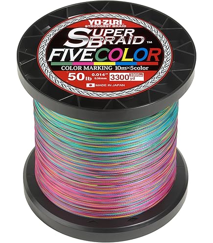 Amazon.com : Yo-Zuri Super Braid 65LB 5 Color 3300YD