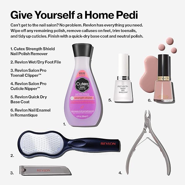 REVLON NAIL POLISH, SUPER LUSTROUS NAIL ENAMEL POLISH, CHIP RESISTANT & LONGWEAR FORMULA, HIGH SHINE FINISH, 165 ROMANTIQUE, 0.5 FL OZ.