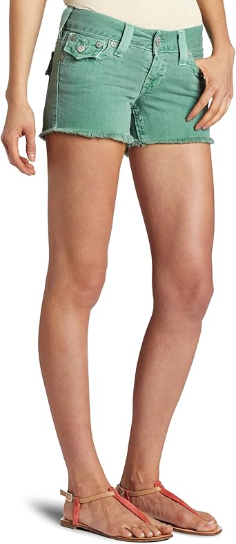 red true religion shorts womens