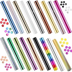 18PCS Transfer Foil Paper Bundle for Foil