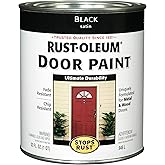 Rust-Oleum 238310 Front Door Paint, Quart, Black