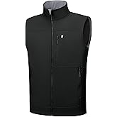 Little Donkey Andy Men's Lightweight Golf Vest Outerwear Warm Fleece Lining Sleeveless Running Casual Hiking Vests