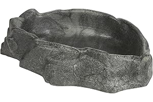 Zoo Med Reptile Rock Water Dish, X-Large, Assorted colors