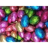 Solid Milk Chocolate Foil Easter Eggs x 1kg (Approx 200 eggs), Easter Egg Hunts & Gifts