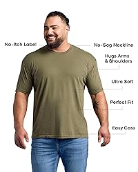 True Classic Mens T-Shirts - Short Sleeve Crew Neck