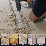 Firecore SDS Plus Floor Scraper 300x100mm Chisel Bits Adhesive Remover view 7