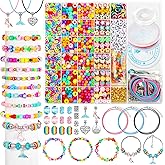 PAXCOO 2435PCS Bracelet Making Kit Including All Kinds of Beads for Jewelry Making, Friendship Bracelets, Necklaces, Beading, Gifts and DIY Crafts