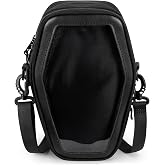 STEAMEDBUN Ita Coffin Purse with Insert Gothic Crossbody Bag for Halloween
