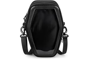 STEAMEDBUN Ita Coffin Purse with Insert Gothic Crossbody Bag for Halloween