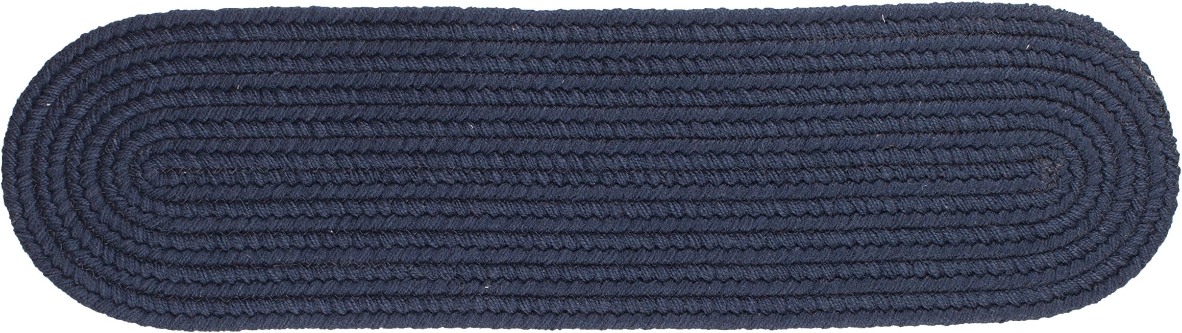 Solid Wool Stair Tread, Navy