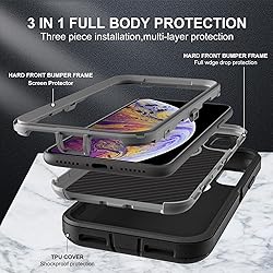 YKHJKLEC for iPhone X Case/iPhone Xs Case, Military