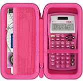 khanka Carrying Case for Texas Instruments TI-30Xa / TI BA II Plus/TI-30XIIS /TI-30XS MultiView/TI-36X Pro Engineering Scientific Calculator, Case Only (Pink)