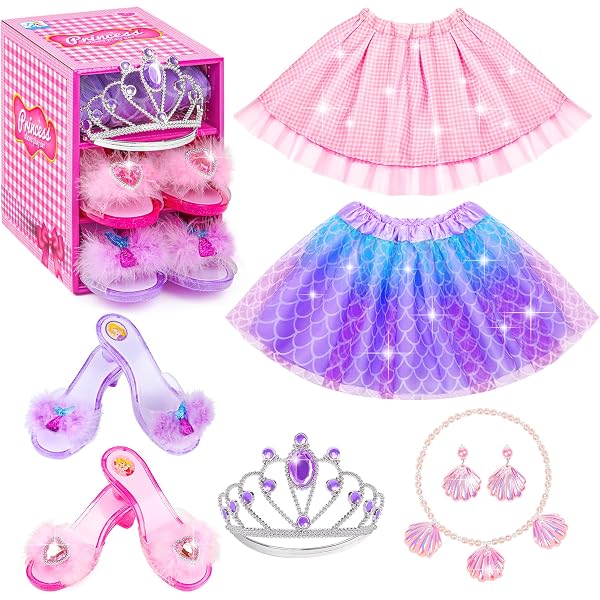 Chaussures De Princesse Pour Tout-Petits - Talons Hauts Cosplay Enfants - Accessoires Déguisement Fille