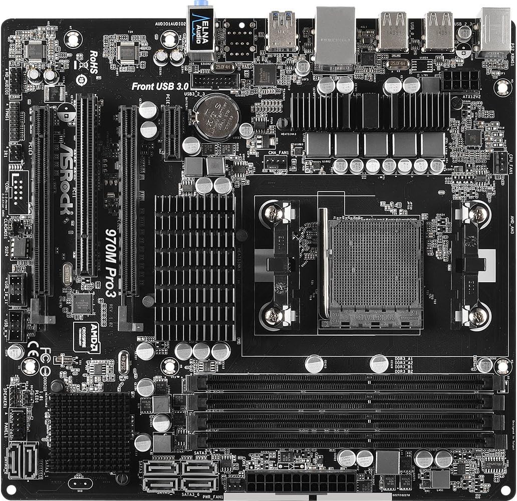 Micro ATX DDR3 1066 Motherboards 970M PRO3