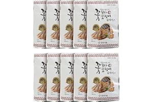 ADDERENITY Korea Seasoned Dried Squid Snack 꽃보다오징어 (Original 15g x 10)