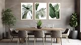 Scholar Tree Natural Wooden Picture Frame Set of 3 A2 with Mat for A3 view 2