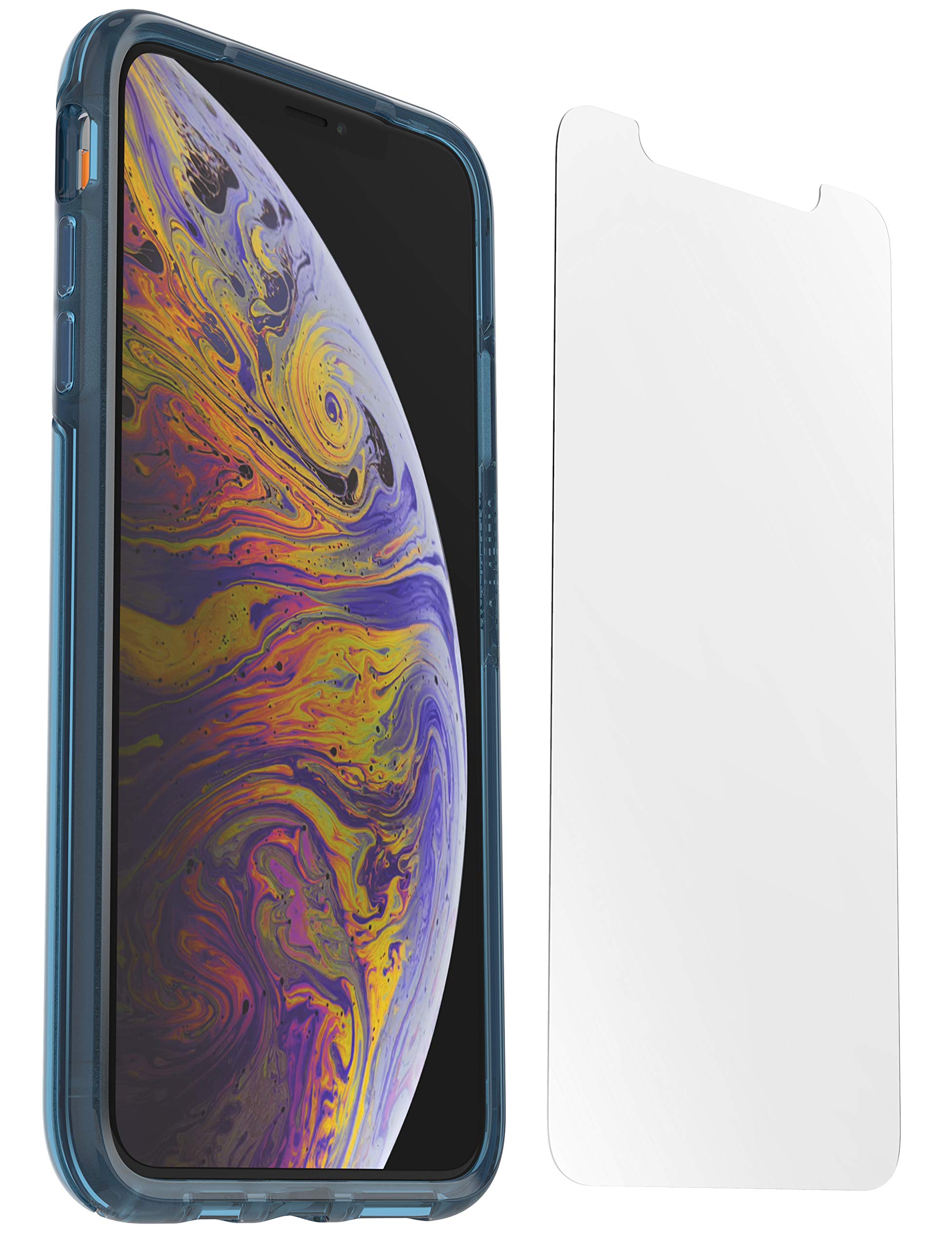OtterBox Clear Case + AlphaGlass Transparent Drop Proof Case for iPhone Xs Max - Blue — image 1
