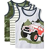 The Children's Place Boys and Toddler Assorted Sleeveless Tank Tops