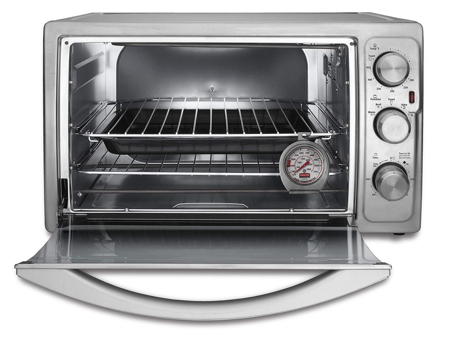 Rubbermaid Commercial Products Stainless Steel Instant Read Oven/Grill/Smoker Monitoring Thermometer: Industrial & Scientific