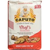 Antimo Caputo Flour"00" Chefs Flour (8 Packs) Each 1 Kilo (2.2 Pounds) Bags, Il Mulino di Napoli, Pizza Flour, for real Naples Pizza