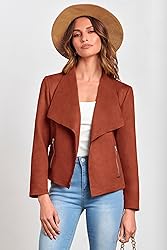 PRETTYGARDEN Women's Faux Suede Jackets 2024 Fall