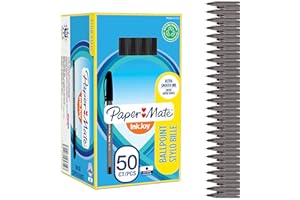 Paper Mate InkJoy 100ST Ballpoint Pens | Medium Point (1.0mm) | Black | 50 Count