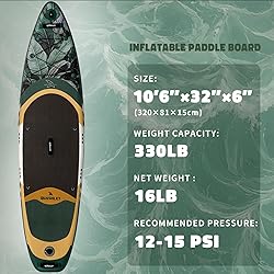 Quashley Inflatable Paddle Board