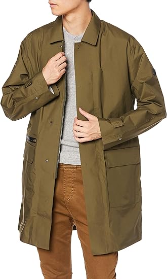 Amazon エーグル アウター 中綿ライナー付き透湿防水ステンカラーコート メンズ カーキ 日本 0xl 日本サイズxl相当 コート ジャケット 通販